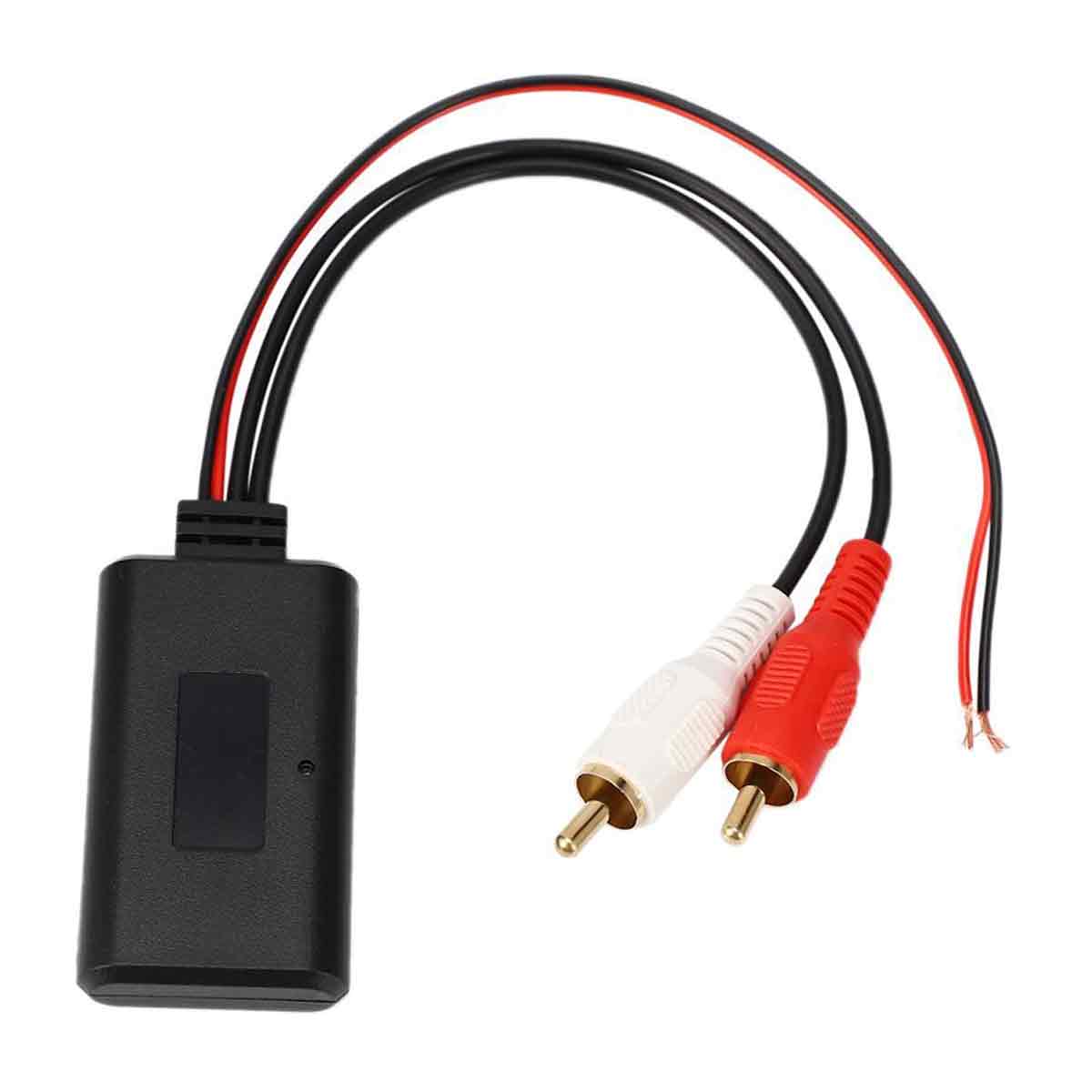 Bluetooth-aux-eingangsadapter Für Autoradios Mit 2 Rca-anschlüssen, Bluetooth 5.0, Kabelloser Aux-adapter, Audiokabel-ersatz Für Kenwood