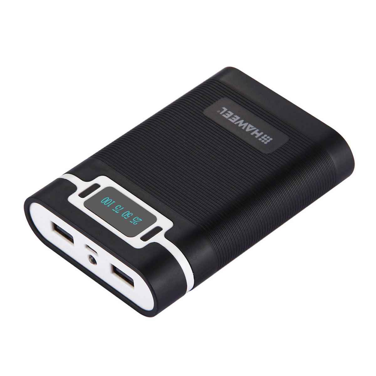 Tragbare Powerbank-hülle Mit 4 X 18650-akkus, 2 Usb-anschlüssen Und Ladeanzeige, Kompatibel Mit Smartphones