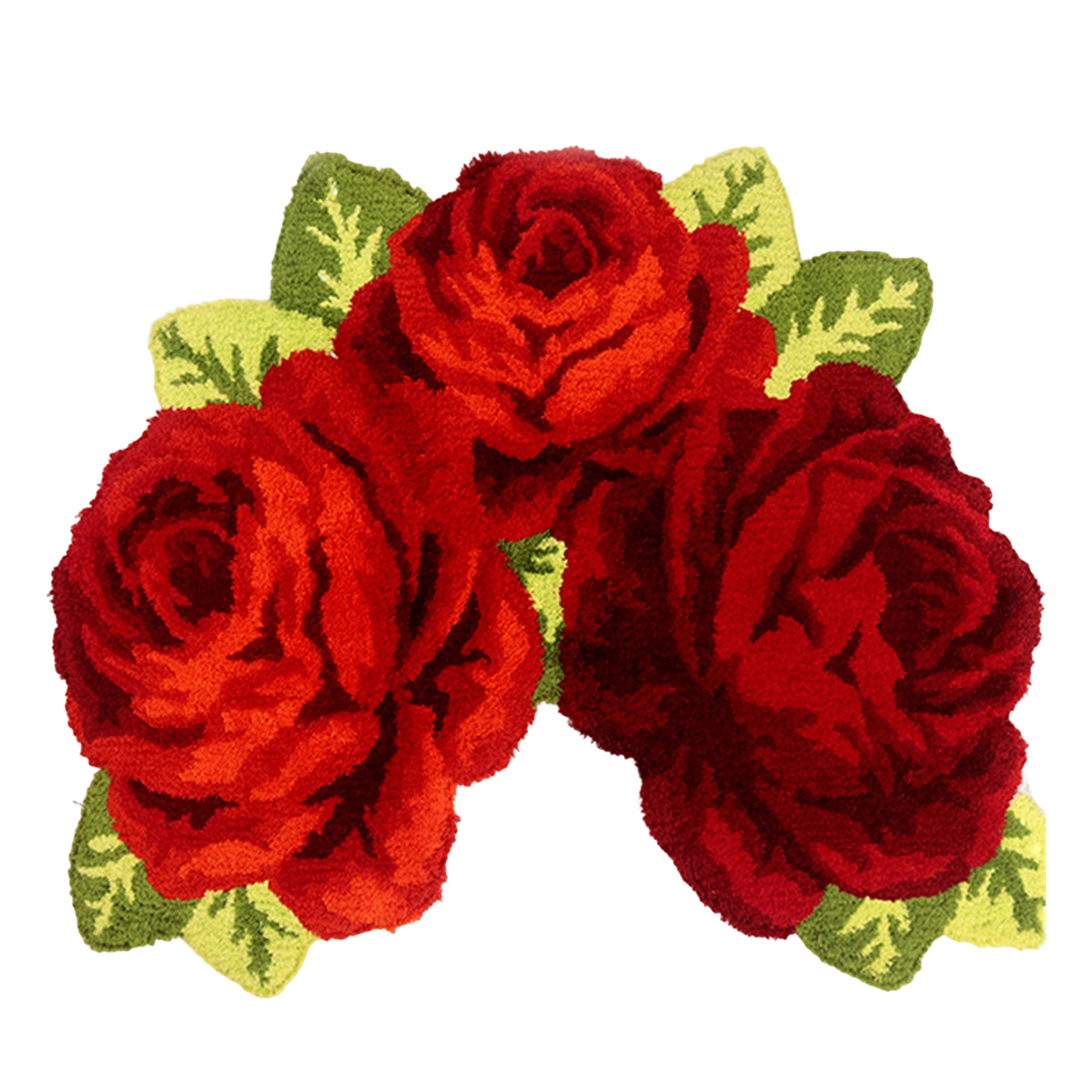 Hoch Saugfähiger, Rutschfester Teppich Mit Rosenmuster Für Wohn- Und Schlafzimmer