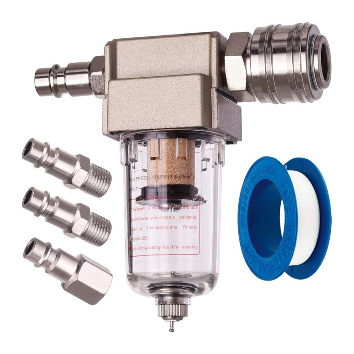 Druckluftfilter, Wasserabscheider, Ölabscheider, Schnellkupplung Inklusive - Druckluftfilter, Wasserabscheider, Ölabscheider, Schnellkupplung Inklusive
