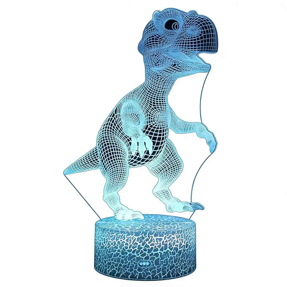 Husfou 3d-dinosaurier-nachtlicht Für Kinder, 16 Farbwechselnde Leds, Touch-steuerung, Usb-aufladung, Passend Zur Zimmerdekoration