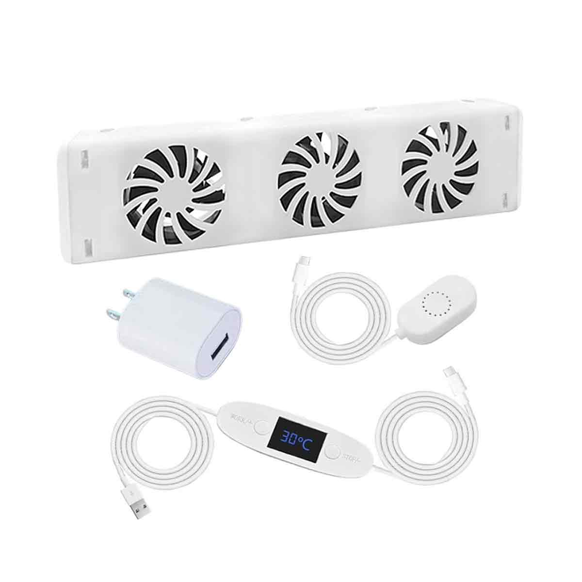 Haushalts-heizkörperlüfter Mit 3 Lüftern, Magnetischer Smart-kühlventilator, Kaminventilator, Mittlere Preisklasse, Mxrv-01