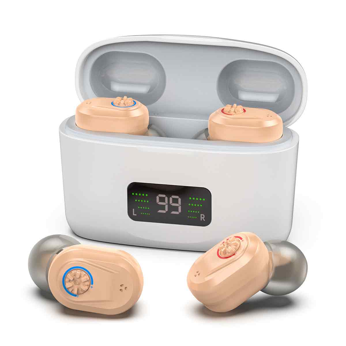 Bel-7696830354869 - Ergonomische, Wiederaufladbare Hörverstärker Mit Geräuschunterdrückung Für Senioren