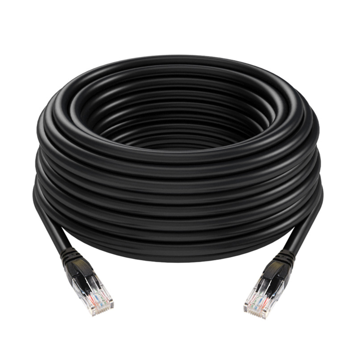 30 M Cat 6 Ethernet-kabel Rj45 Netzwerk 1000 Mbit/s 250 Mhz Fftp Doppelt Geschirmtes Rj45 Internet-patchkabel - 30 M