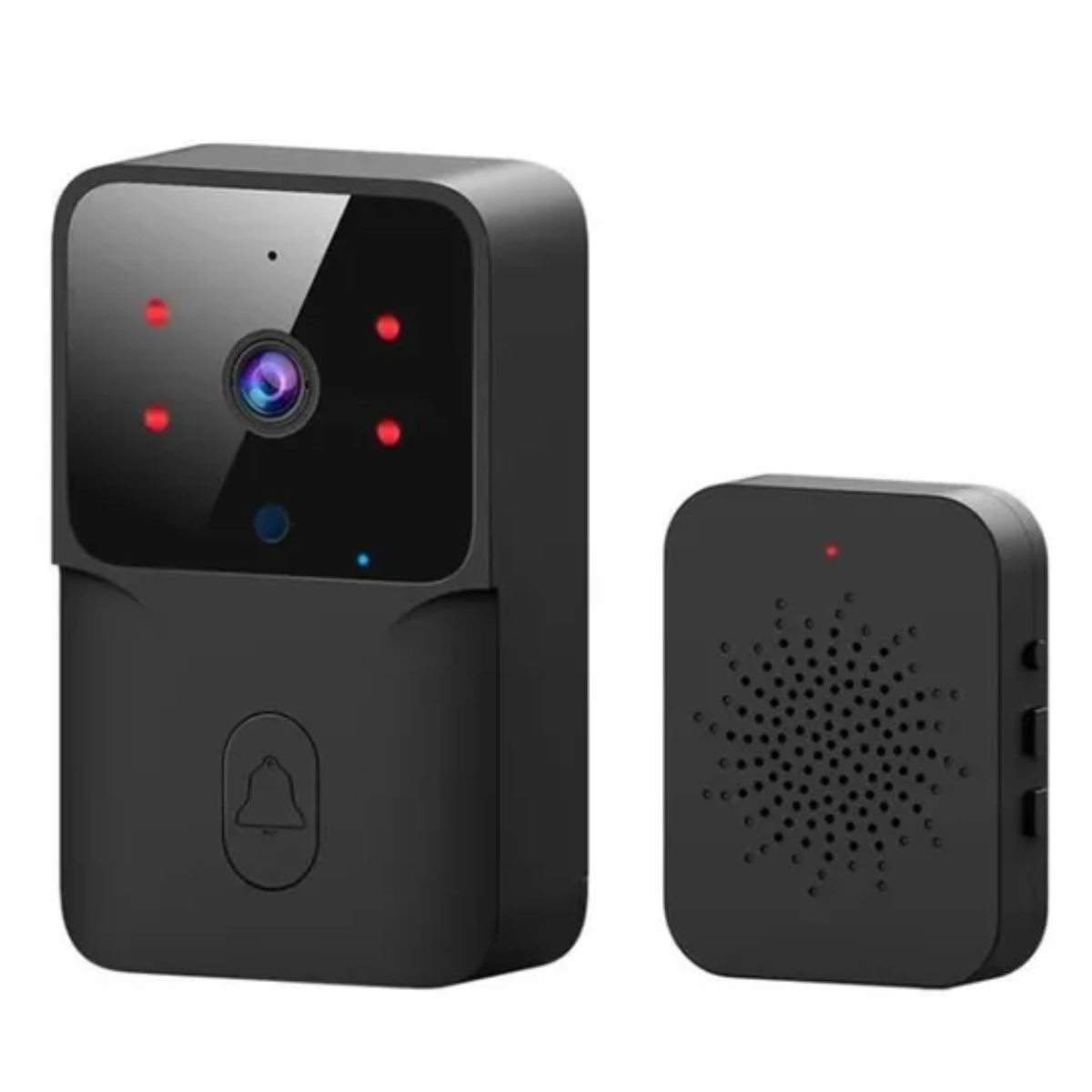 Intelligente Wlan-video-türklingel Mit Kamera, Fernbedienung Und Intelligenter Sprach-gegensprechanlage