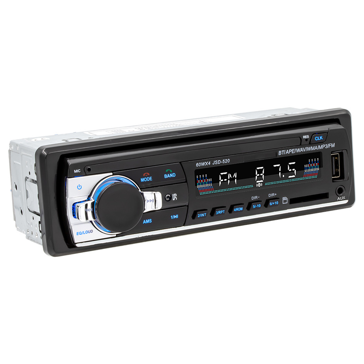 Din-autoradio Mit Dvd- Und Cd-player, Mp3-wiedergabe, Usb-, Sd-, M-, Aux-eingang Und Integriertem Lcd-display