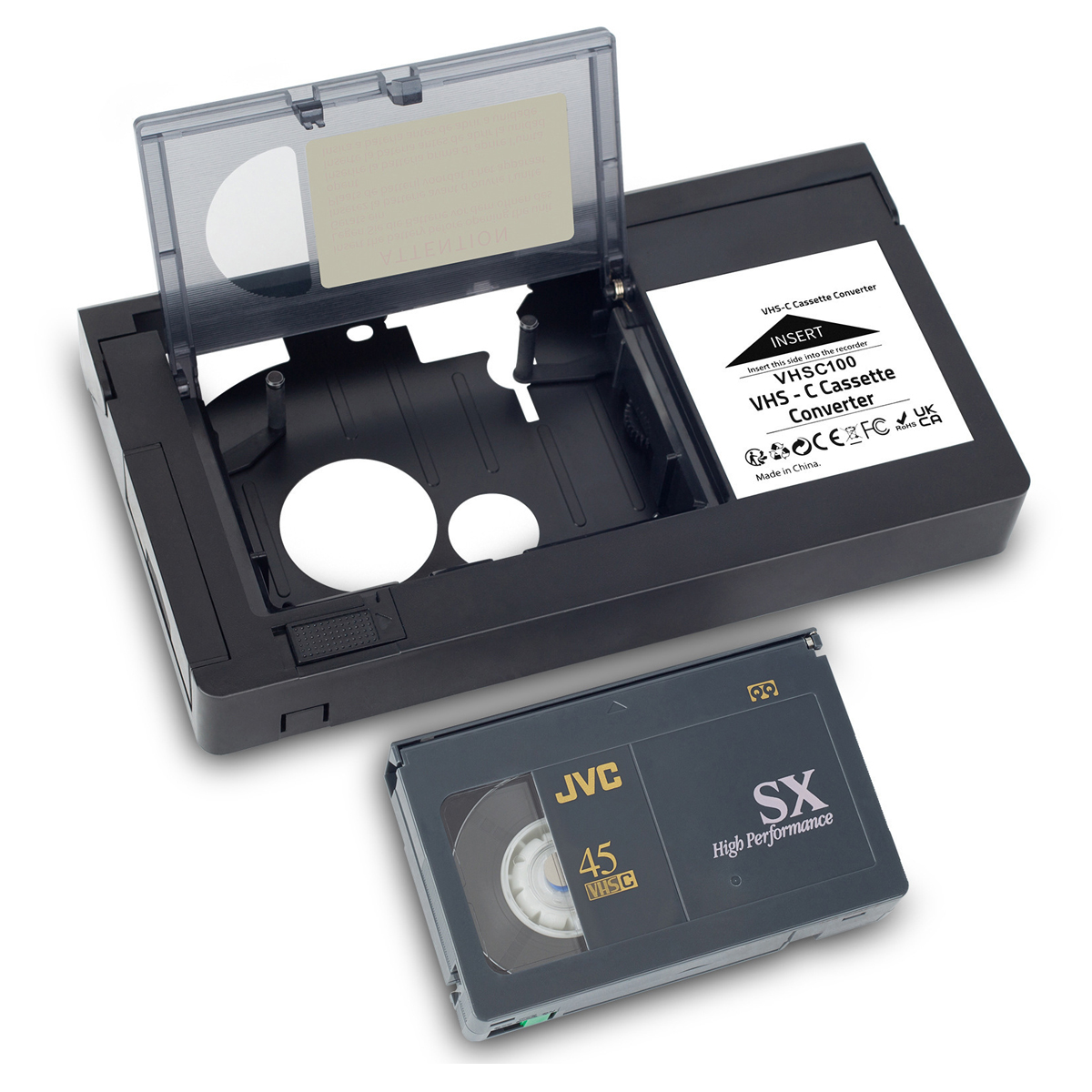 Omabeta Kassettenadapter Für Vhs-c-camcorder, Ein-tasten-steuerung Für Wiedergabe Und Aufnahme
