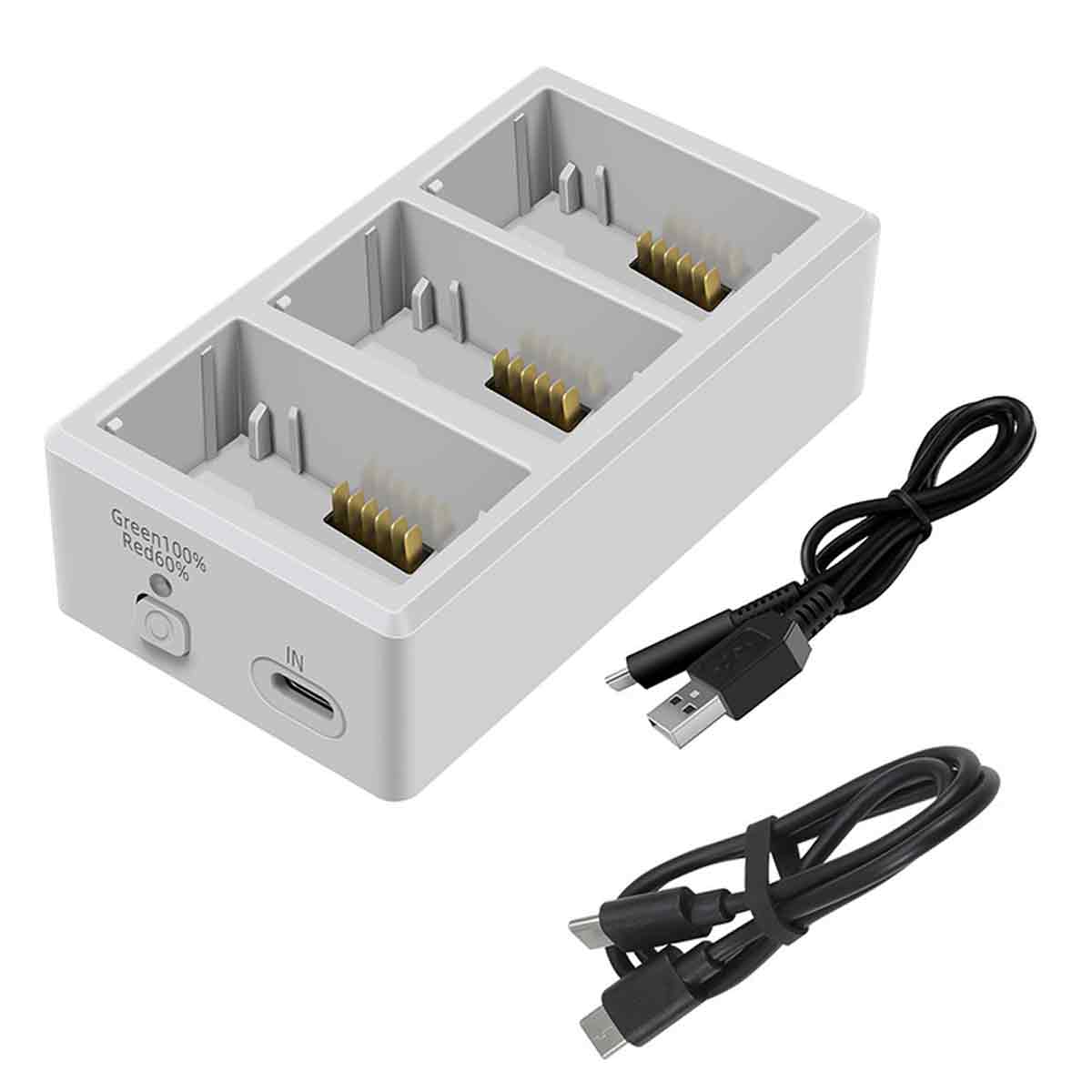Sjlerst Ladestation Für 3 Drohnenakkus Für Mini 3 4 Pro - Sjlerst Ladestation Für 3 Drohnenakkus Für Mini 3 4 Pro