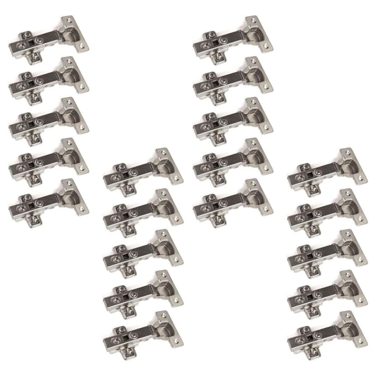 20er-packung Clip-scharniere, Automatische Clip-scharniere, Aufputz-türscharniere (105°), Standard-scharniere Für Küchenschranktüren Und Schranktüren