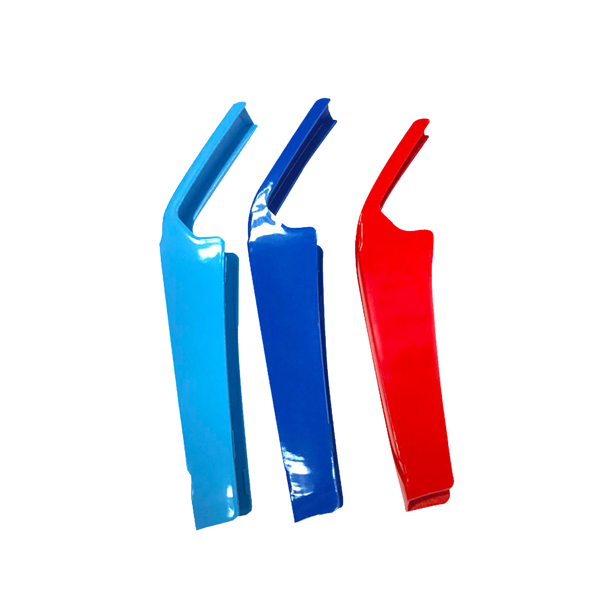 3 X M-color Sportstreifen-emblem Frontgrill-zierleiste Für Bmw 3er G20 2019-2021 (8-teiliger Grill)
