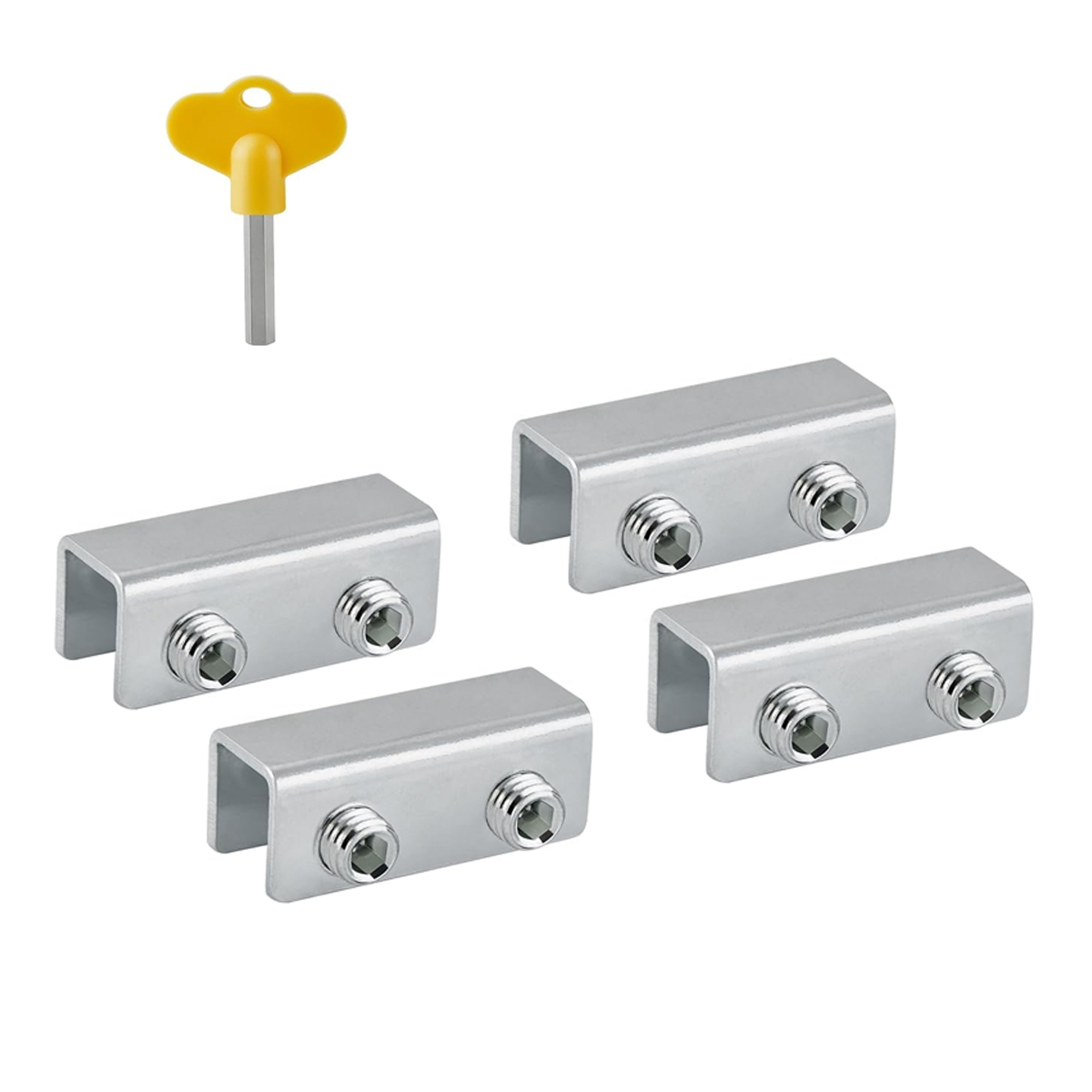 Fenstersicherungen – 4er-set Schiebestopper Aus Aluminiumlegierung – Sicherheit Und Diebstahlschutz