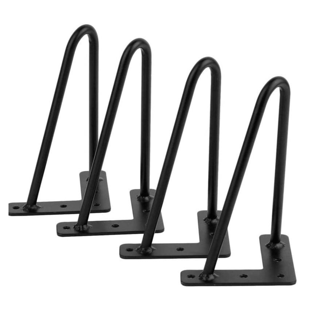 Set Mit 4 Designer-couchtischbeinen Aus Stahl (30 Cm) - Set Mit 4 Designer-couchtischbeinen Aus Stahl (30 Cm)