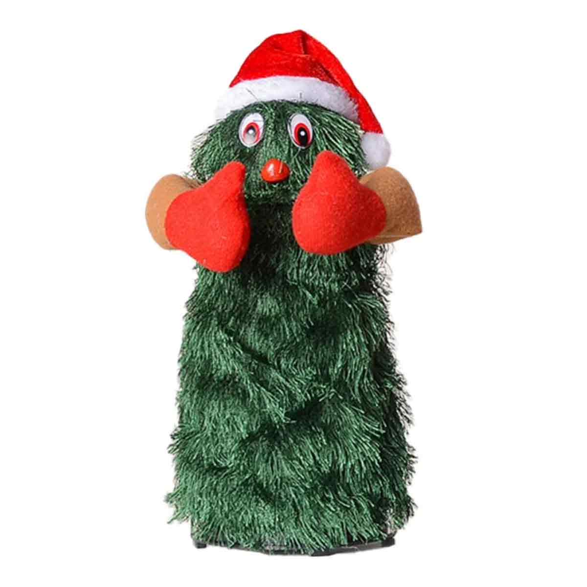 8 Zoll Großer Animierter Weihnachtsbaum: Singendes Und Tanzendes Spielzeug, Partydekoration, Weihnachtsgeschenk Für Kleinkinder
