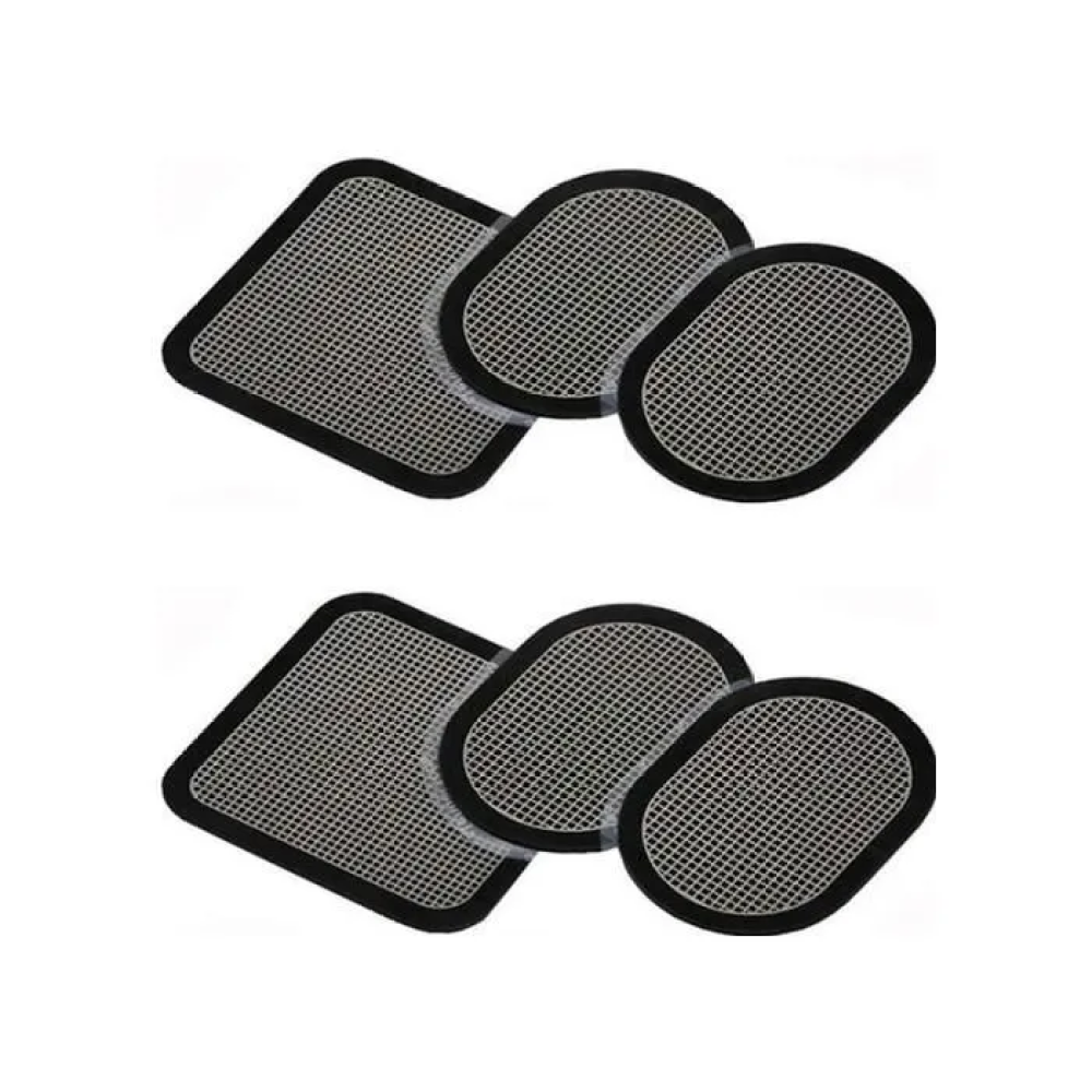 6 Gürtelelektroden, Kompatibel Mit Abs Serie 2, Ersatzelektroden-set Für Slendertone Gürtel, Bodybuilding, Qiedoviey