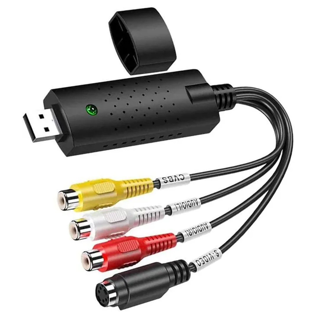 Audioaufnahmegerät, Usb 2.0 Audio-/video-konverter, Videoaufnahmegerät, Analog-digital-vhs Für Windows 10/