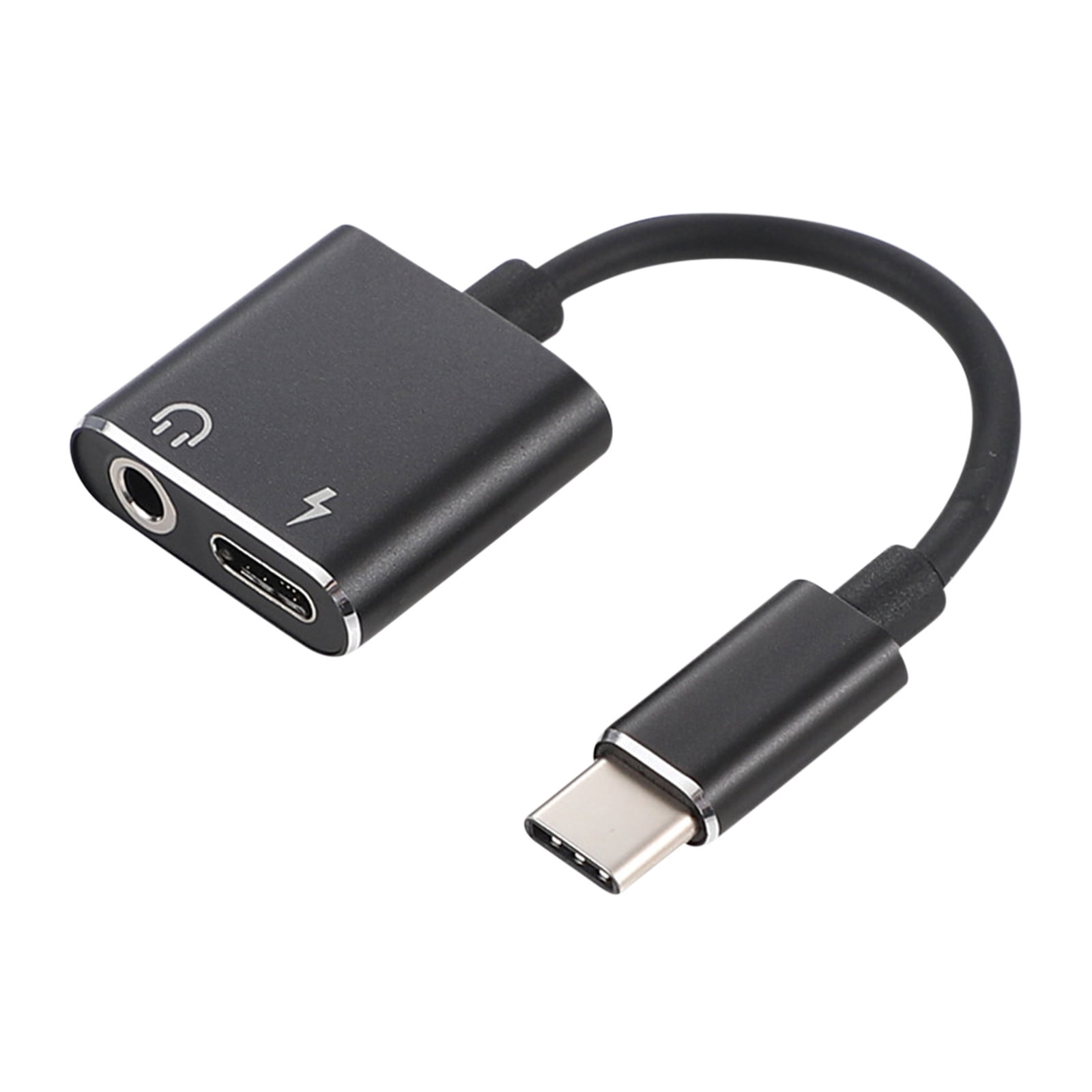 Adapter Zum Laden Von Kopfhörern, 2-in-1 Usb-c-kabel (typ C Auf 3,5-mm-aux-audio)