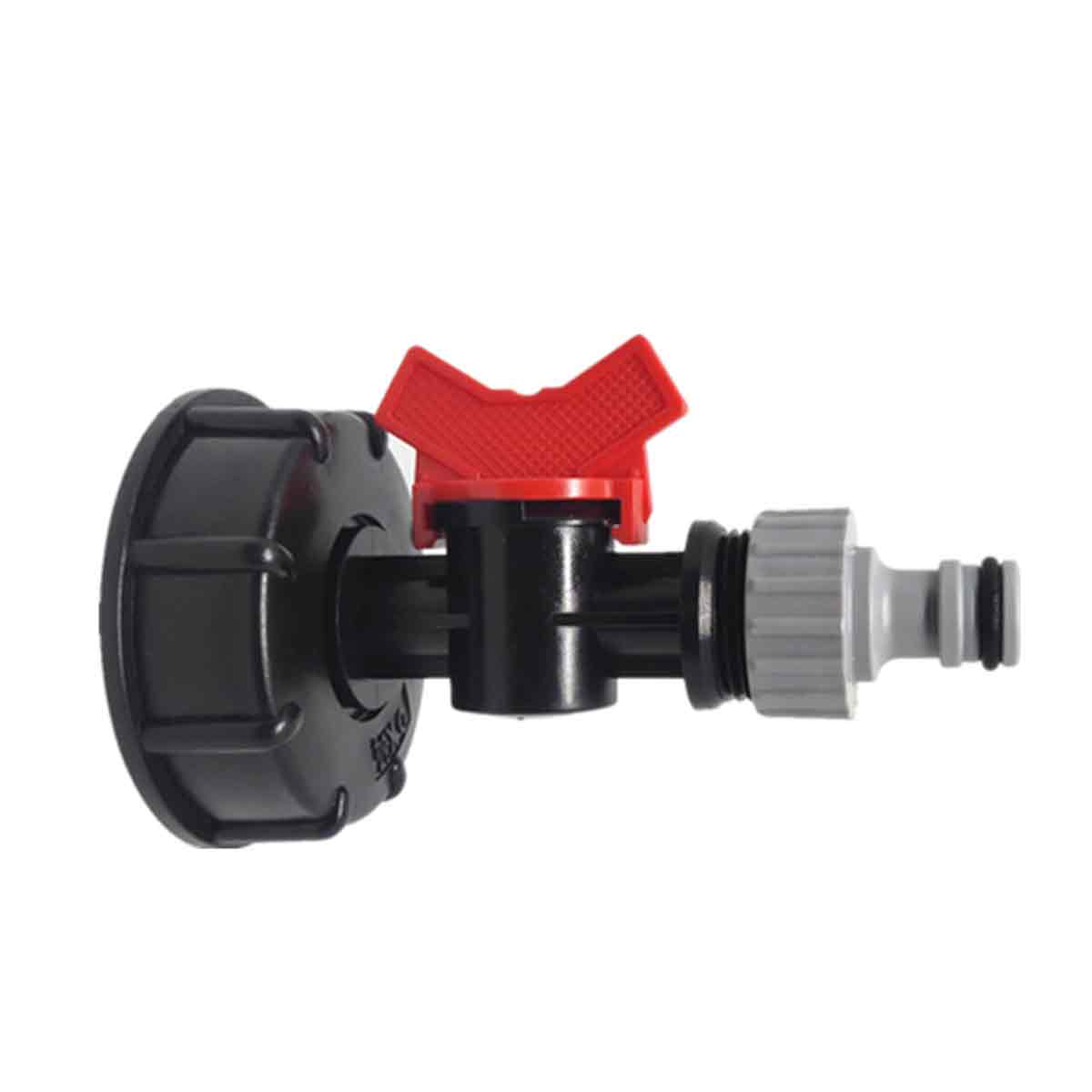 1000-liter-ibc-wassertank Mit S60x6-adapterventil Und 3/4-wege-hahn (nur Für Den Einbau)