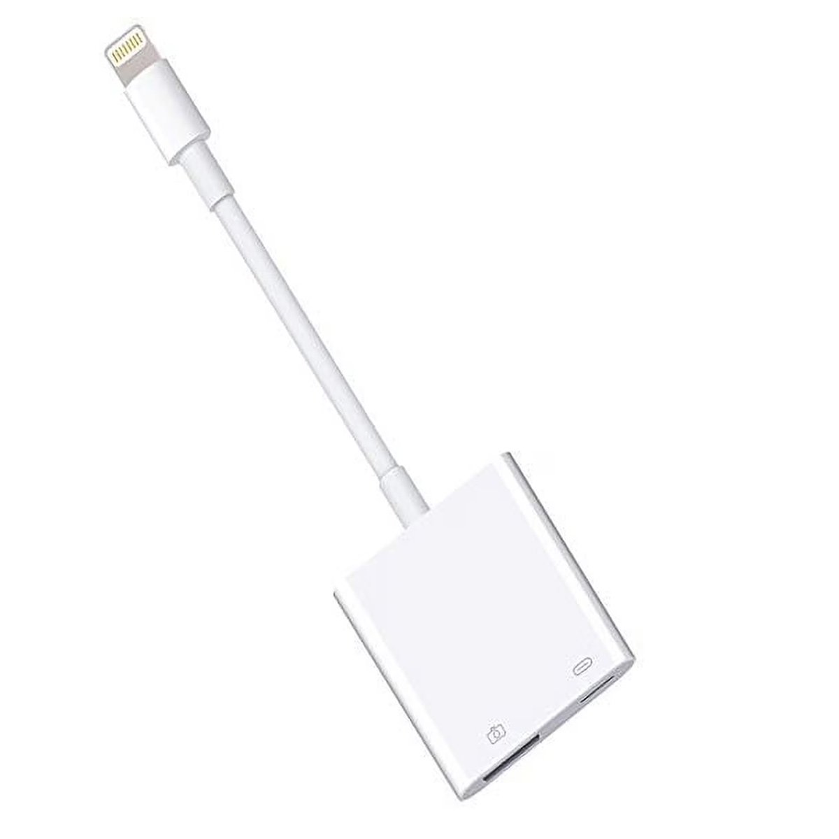 Lightning-auf-usb-3-kameraadapter Mit Ladeanschluss, Kompatibel Mit Iphone Und Ipad – Anschlussmöglichkeiten Für Kamera, Kartenleser, Usb-speicher Und Midi-geräte