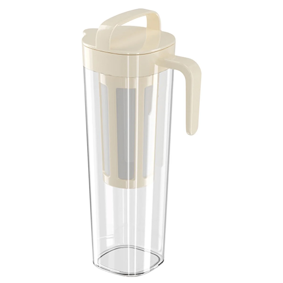 Luftdicht Verschlossener Wasserkrug Aus Kunststoff, Hitzebeständig, Für Kaltbrühgetränke, Eiskaffee, Getränke, Getränke, Früchtetee, Eistee Und Säfte