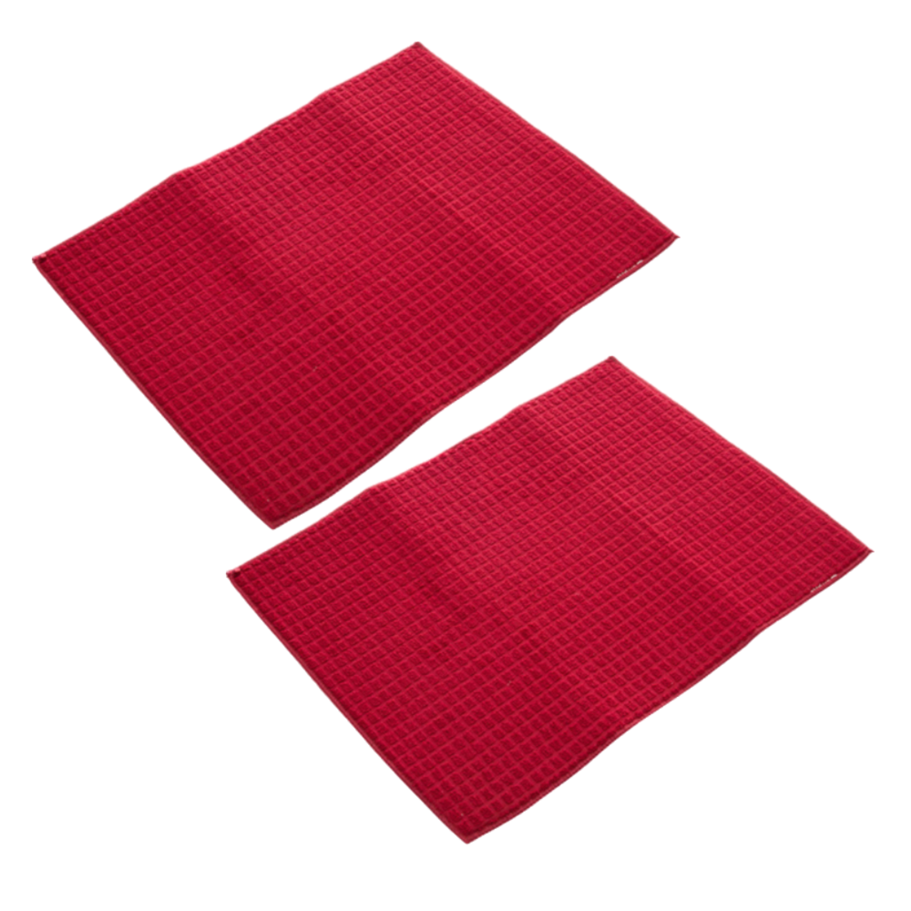 2 Stück Geschirrtrockenmatte, Tassenuntersetzer, Mikrofaser-tischmatte, Saugfähige Trockenmatte, Trockenpad