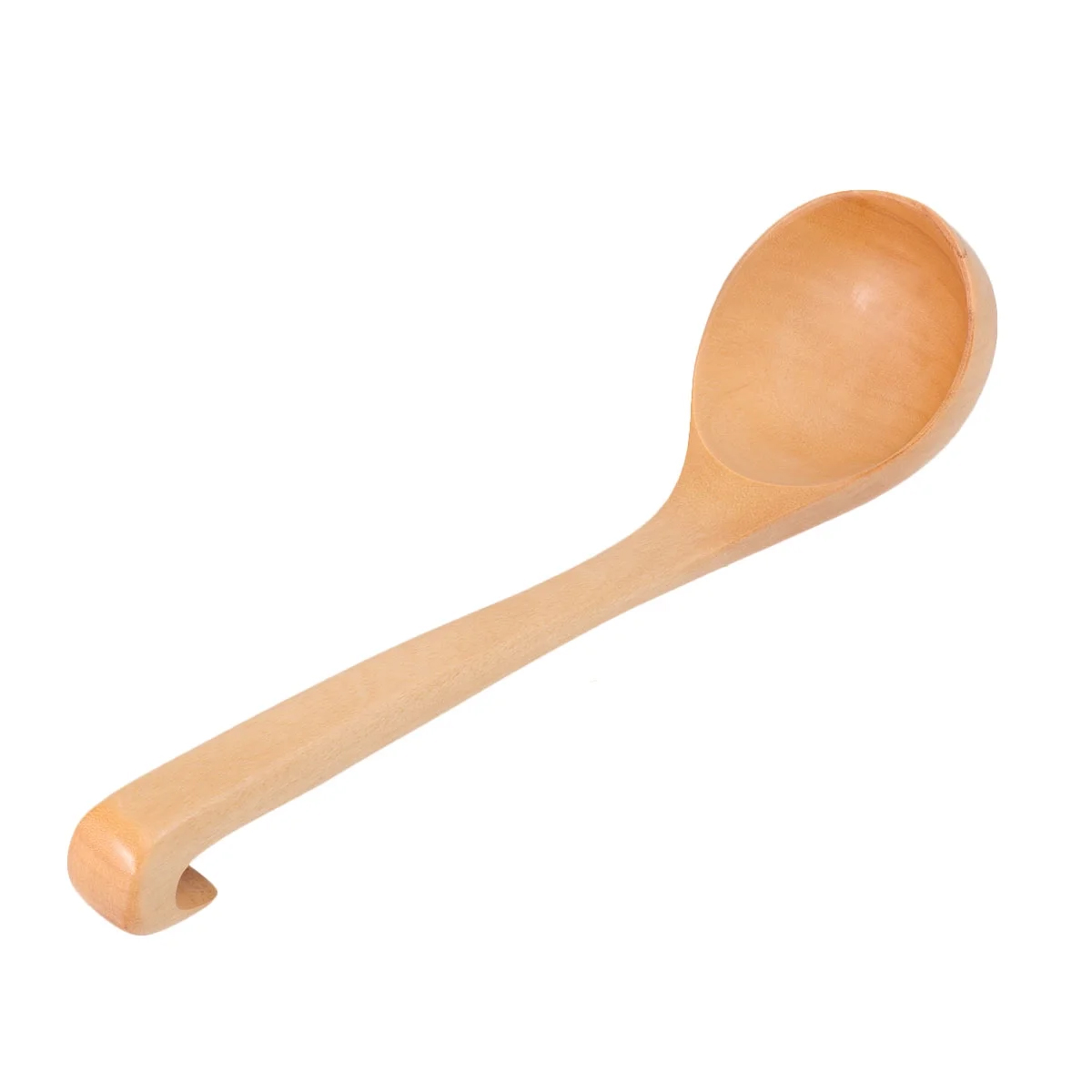 Suppenkelle Mit Haken, Küchenutensil Aus Holz Und Bambus, Kochlöffel - Suppenkelle Mit Haken, Küchenutensil Aus Holz Und Bambus, Kochlöffel