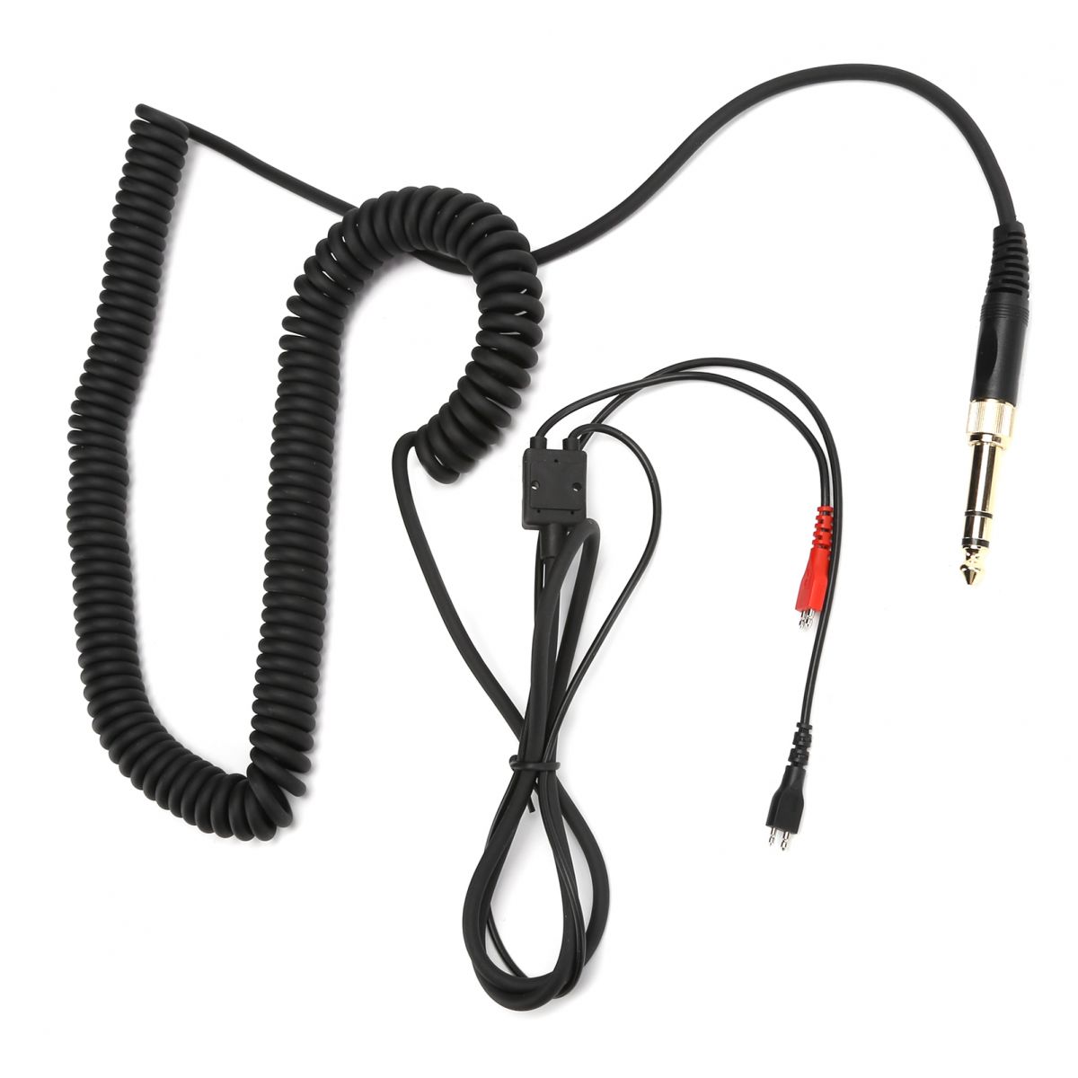 Spiralkabel Für Kopfhörer Mit Adapter Für Sennheiser Hd25/hd560/hd540/hd430/hd250