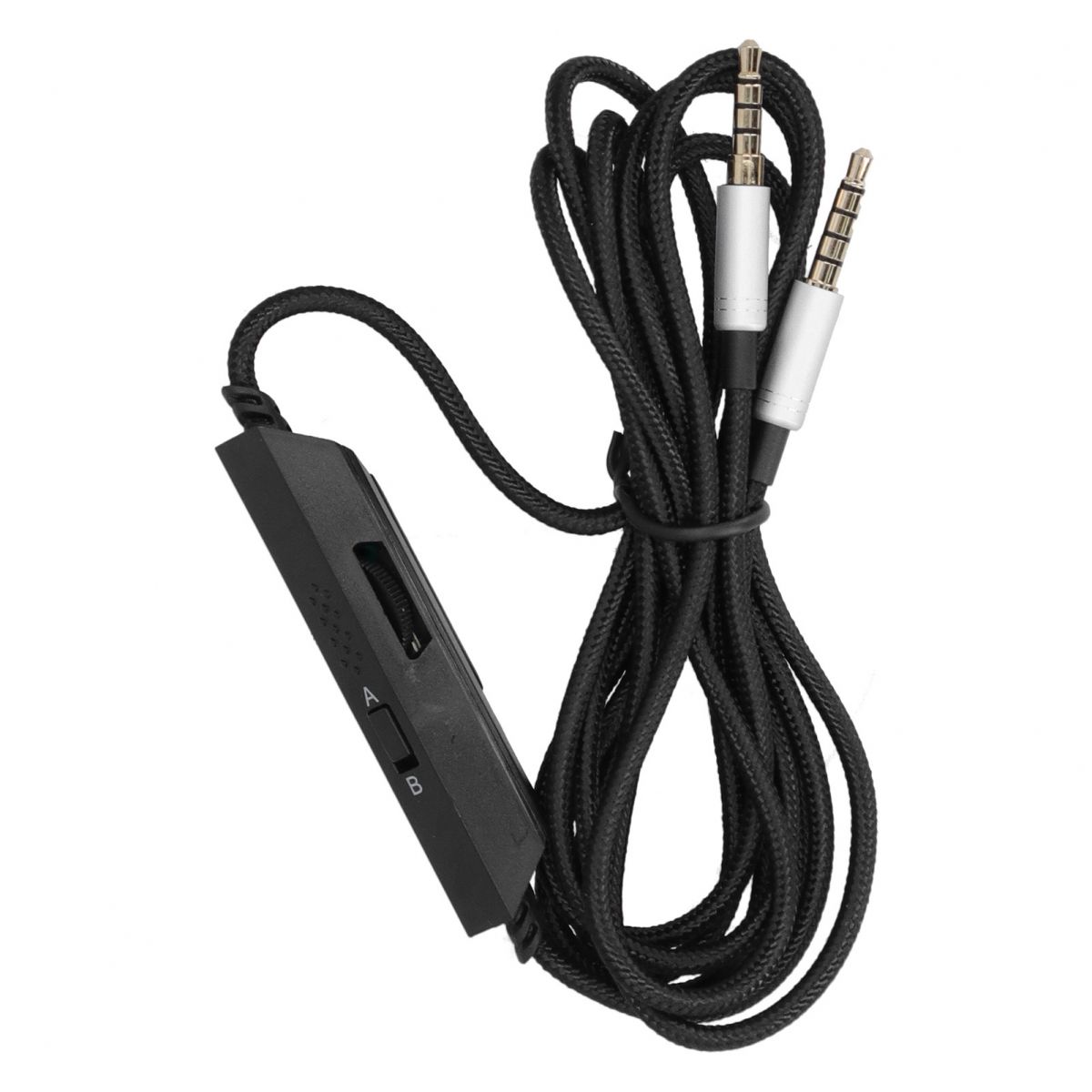 Geflochtenes Kabel Für Gaming-kopfhörer, Audiokabel Mit Lautstärke- Und Mikrofonsteuerung Für Logitech Astro A10 A40