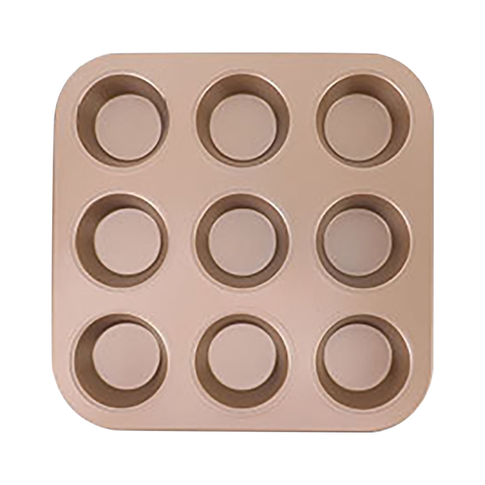 Jeashchat 9er-muffinform, Antihaftbeschichtet, Aus Edelstahl, Leicht Zu Reinigen, Sonderangebot