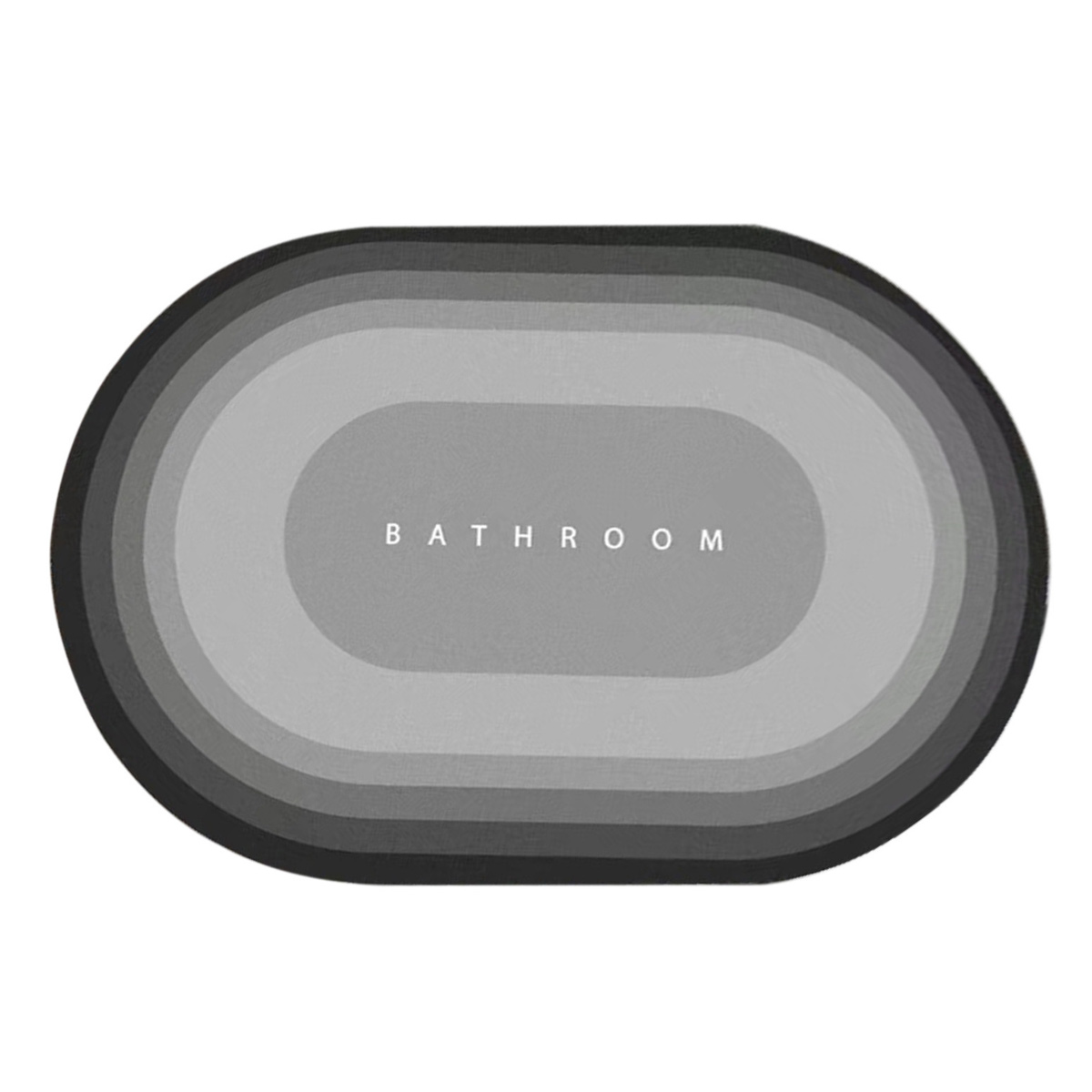 Gnobogi Kieselgur-saugmatten Aus Weichem Gummi, Badezimmer-fußmatten, Rutschfeste Kieselgur-fußmatten, Wc-matten Im Ausverkauf