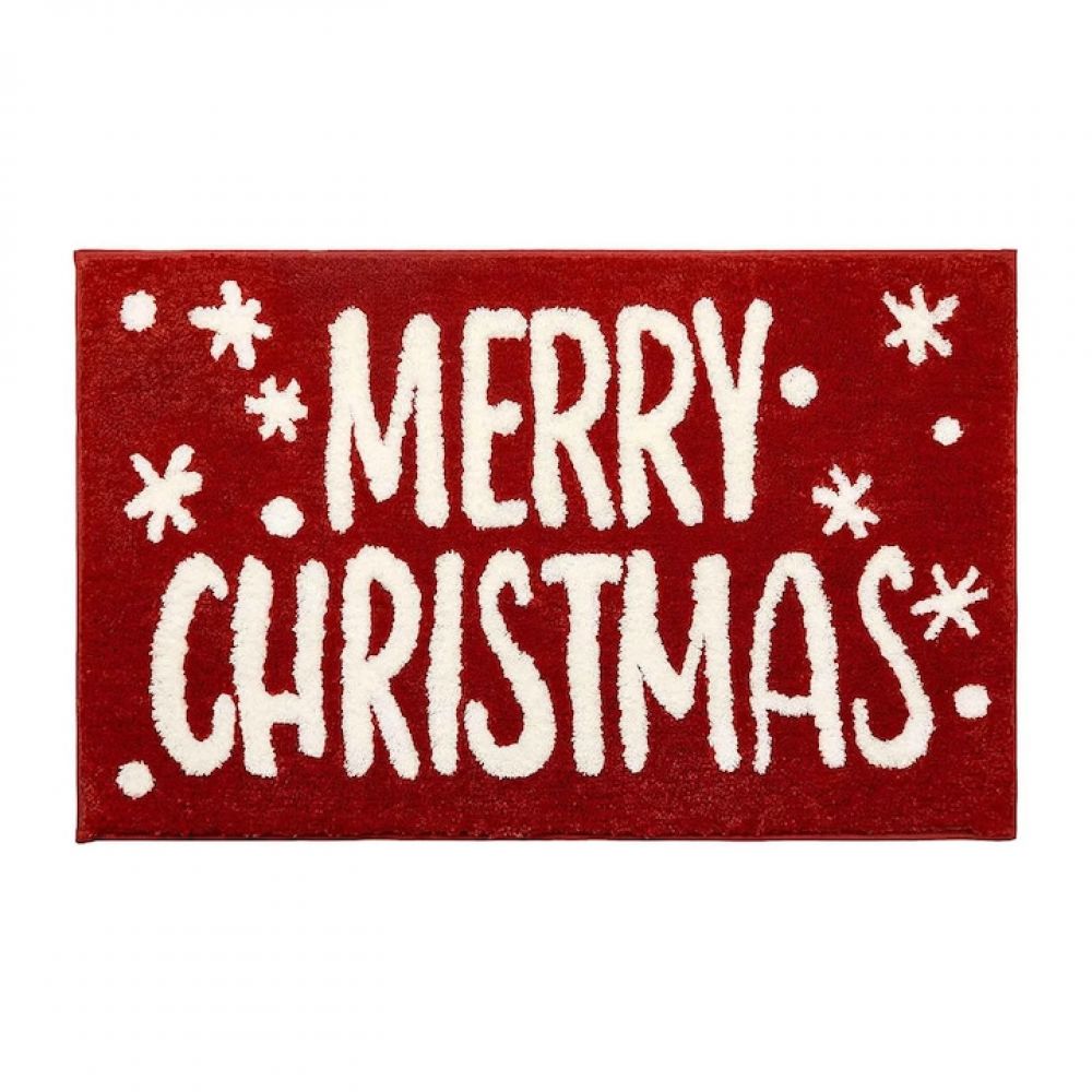 Weihnachtsteppich, Fokelyi, 40 X 60 Cm, Mehrfarbig, Polyester, Rutschfest, Weihnachtsgeschenk
