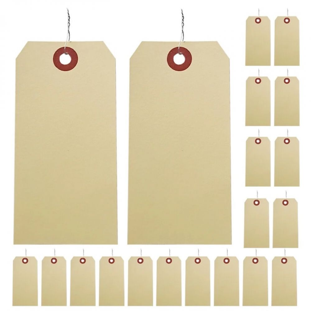 Set Mit 100 Garnetiketten, Fokelyi, 12 X 6 Cm, Mehrfarbig - Set Mit 100 Garnetiketten, Fokelyi, 12 X 6 Cm, Mehrfarbig