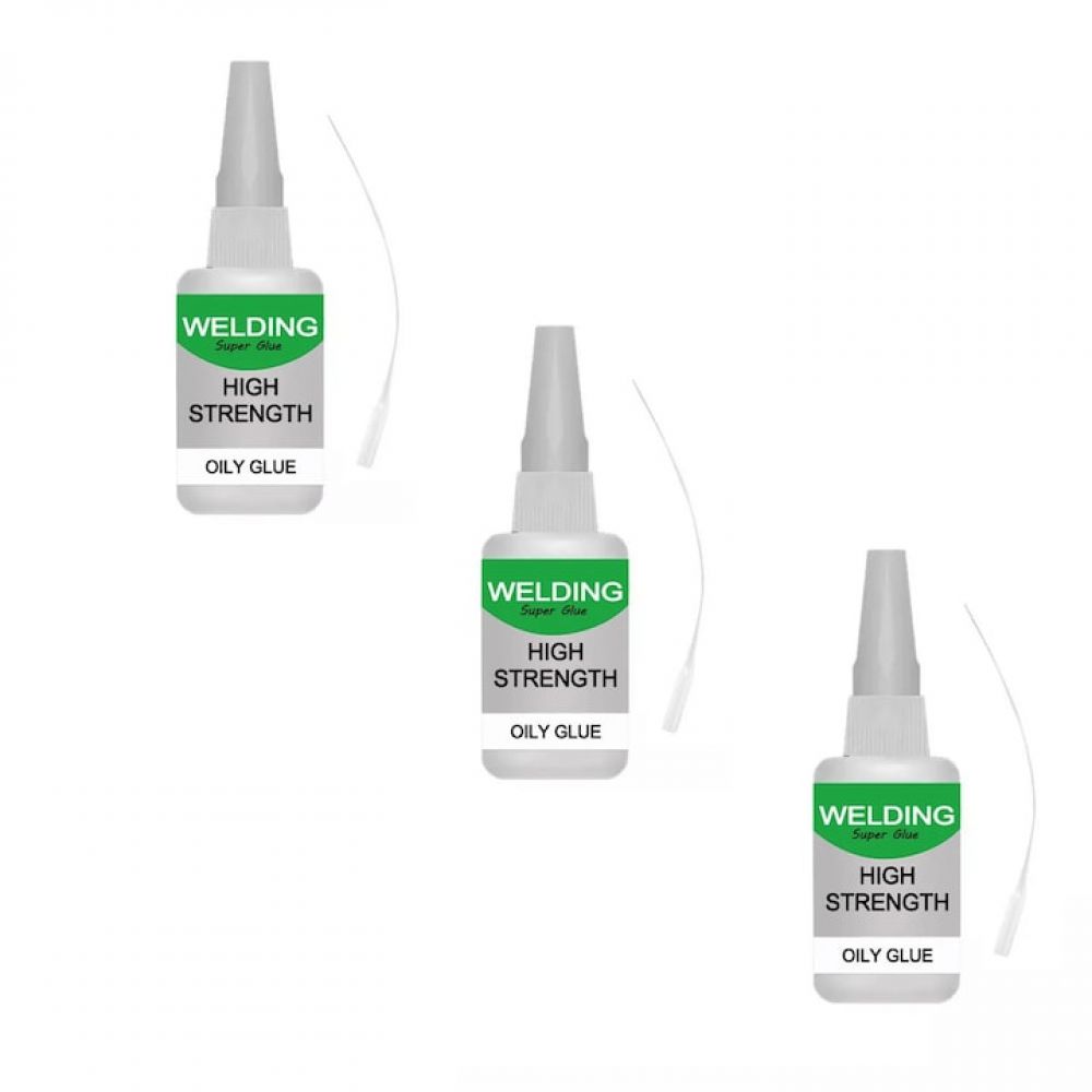 Fokelyi Universal-sekundenkleber, 50 Ml, 3er-set, Starker Klebstoff Für Kunststoff, Keramik, Metall Und Glas