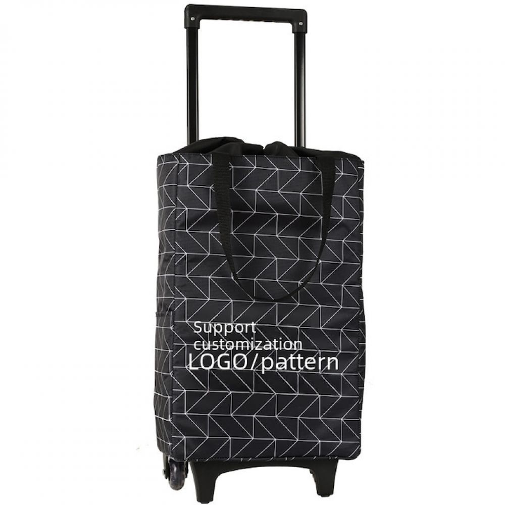 Cozevdnt Einkaufswagen Mit Integrierter Thermotasche, Wasserdicht, Mit Rollen, Große Größe