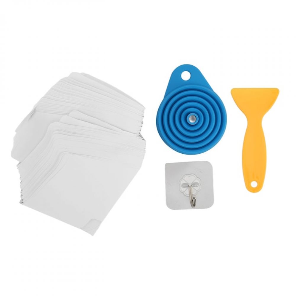 Set Mit 100 Farbfiltern, Cozevdnt, Silikon- Und Papiertrichter, Mehrfarbig - Set Mit 100 Farbfiltern, Cozevdnt, Silikon- Und Papiertrichter, Mehrfarbig