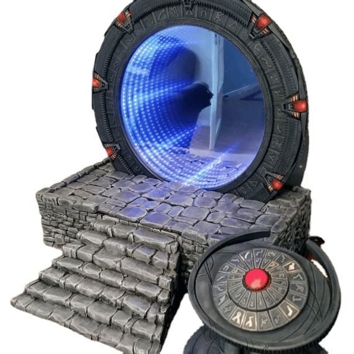 Dekoratives Nachtlicht, Exquisite, Energiesparende, Kreative 3d-atlantis-sternentor-tischlampe, Nachtlicht Für Die Heimdekoration