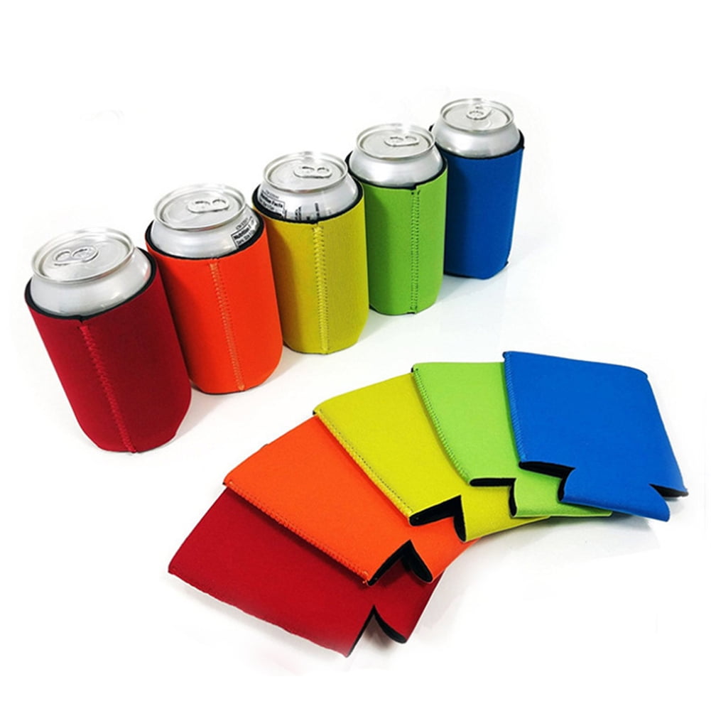 10 Stück Neopren-bierdosenkühler, Getränkeflaschenhalter, Isolierhüllen, Zufällige Farbe