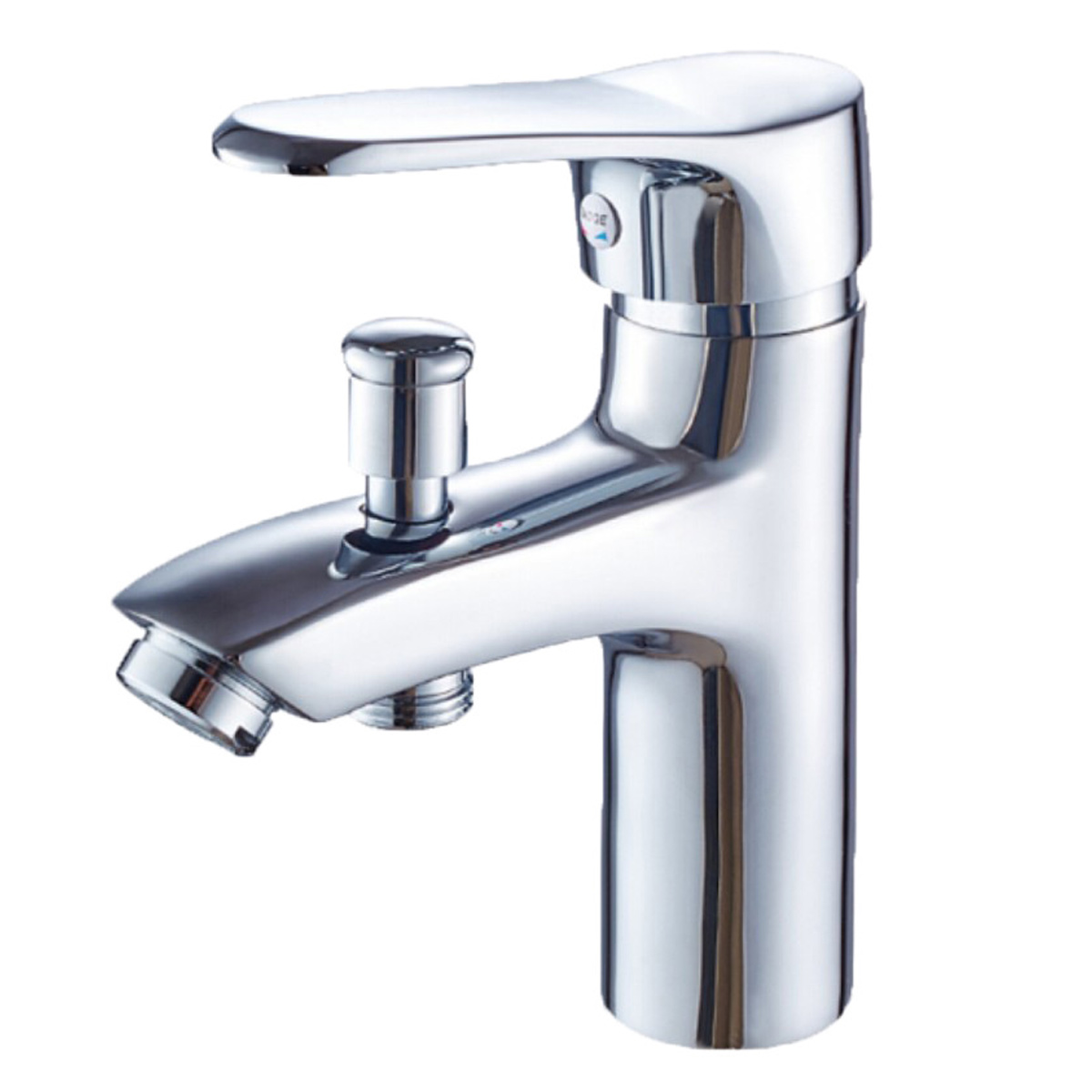 Badewannen-duscharmatur – Schnellbefüllung, Absperrventil – Chrom – Badezimmerarmaturen