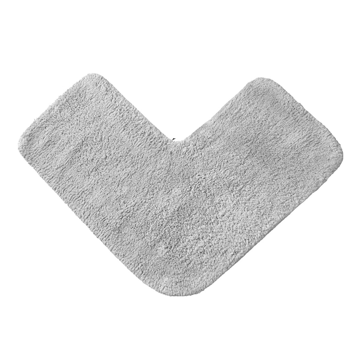 Eckduschmatte Aus Ultraweicher, Saugfähiger Und Rutschfester Mikrofaser, 80 X 80 Cm, Ideal Für Badezimmerböden