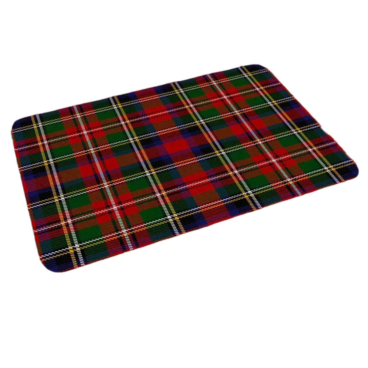 Fußmatte „jagd“ Im Modernen Tartan-design, Rutschfest, Waschbar, Für Den Innen- Und Außenbereich, Geeignet Für Bad, Küche, Terrasse, 50,8 X 80 Cm