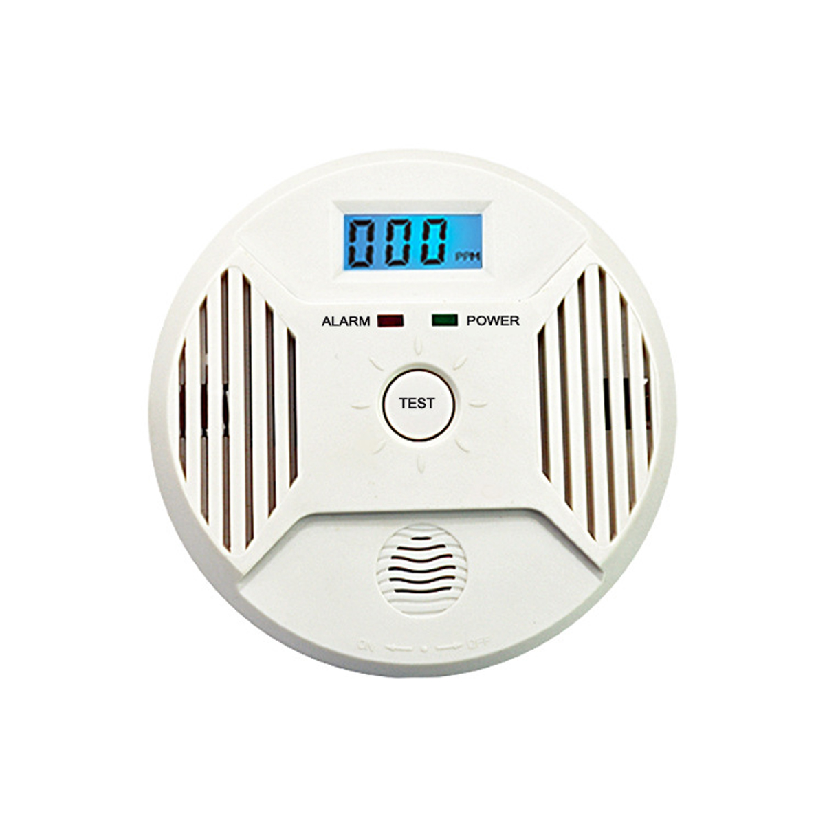 Kohlenmonoxid-warnmelder Mit Lcd-anzeige (batterien Nicht Enthalten) – Ideal Für Keller, Küche Und Reisen.