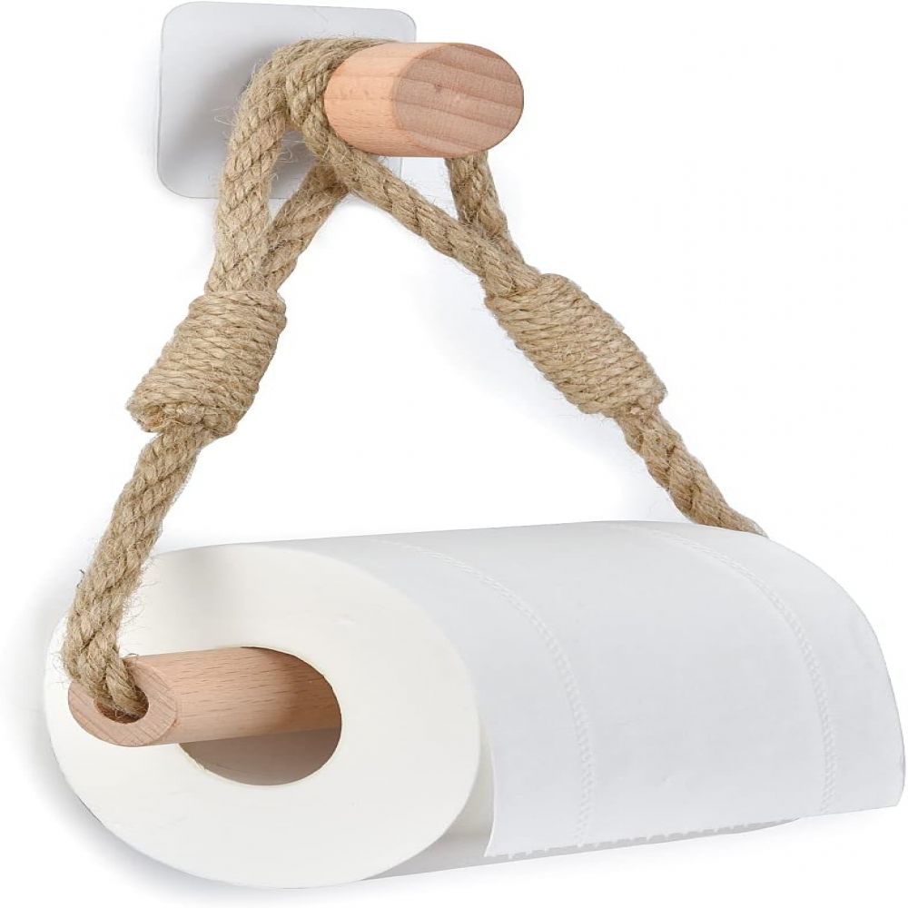 Kreativer Toilettenhalter Aus Seil – Set B - Kreativer Toilettenhalter Aus Seil – Set B