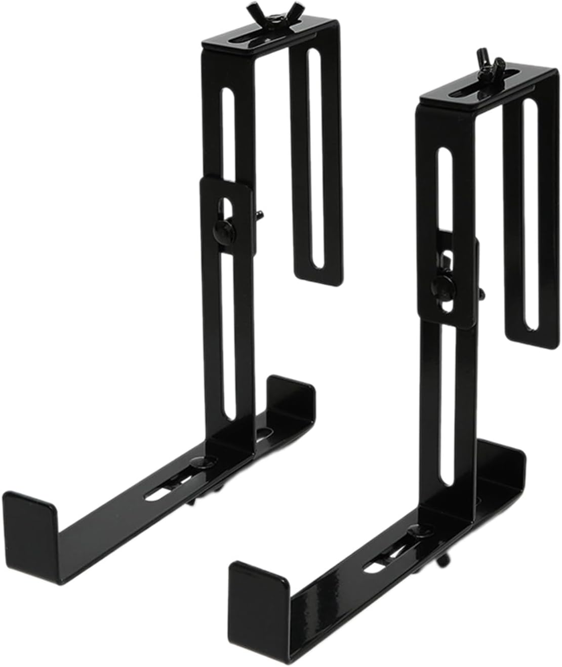 Set Mit 2 Verstellbaren Pflanzkästenhalterungen Für Fensterkästen, Für Den Außenbereich, Gartenzaunhaken