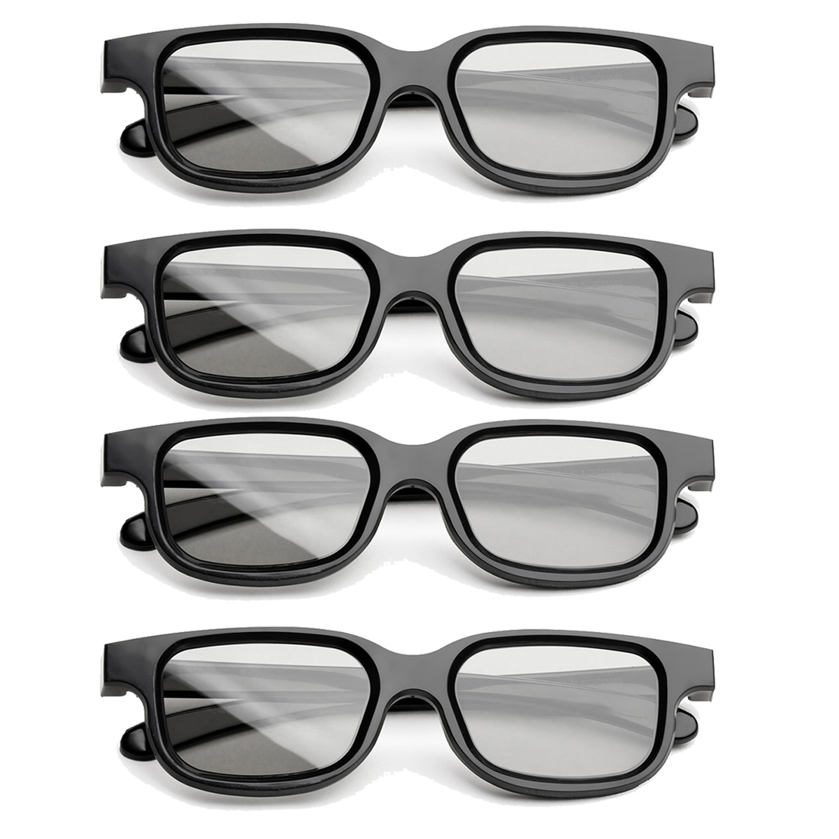 3d-brille Für Reald Format Kino/passiv Polarisierter 3d-tv-projektor - 3d-brille Für 3d-fernseher Und Kino (4 Stück)