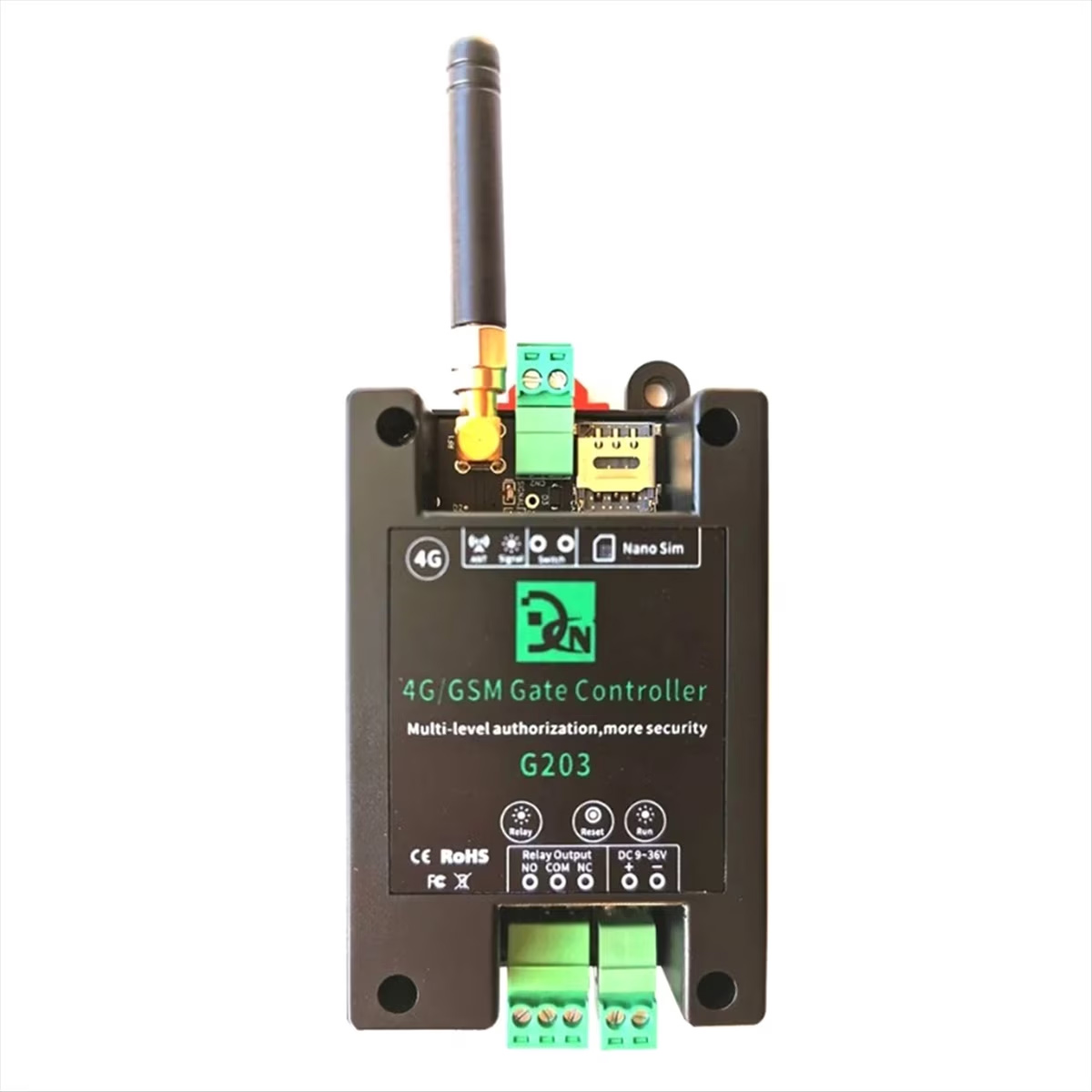 Gsm 4g Lte Zutrittskontrollsystem Mit Sms-app-fernsteuerung Und Ein-/ausschalter Für Automatische Schiebetüröffner (eu)