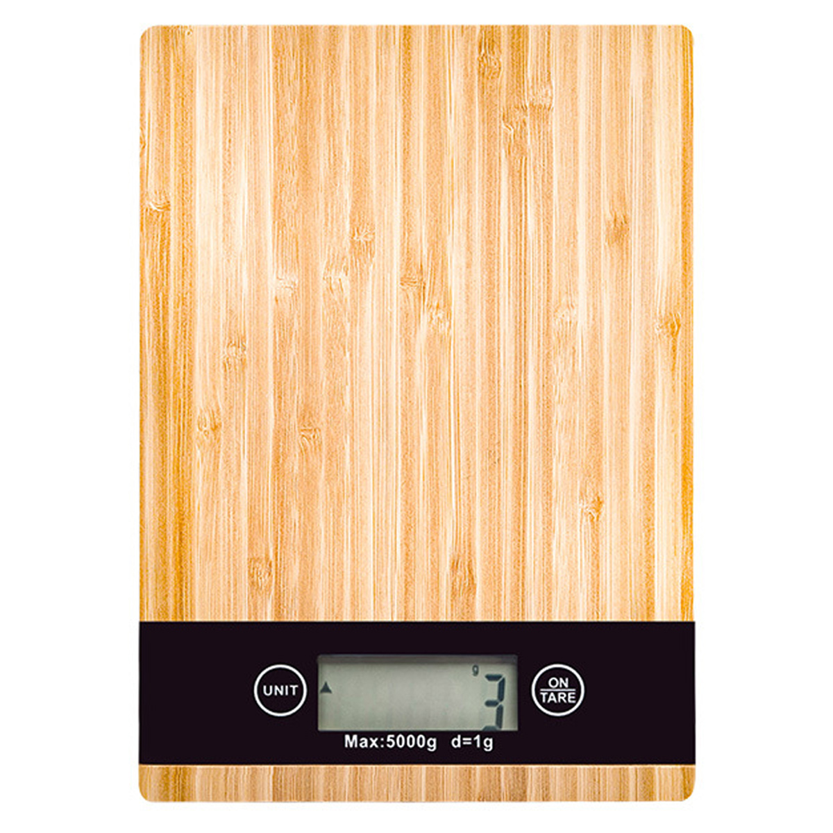 Ausgeglichene Küche – Maximale Kapazität 5 Kg – Präzision Im Gramm – 6 Einheiten Und Funktion – Bambus-finish