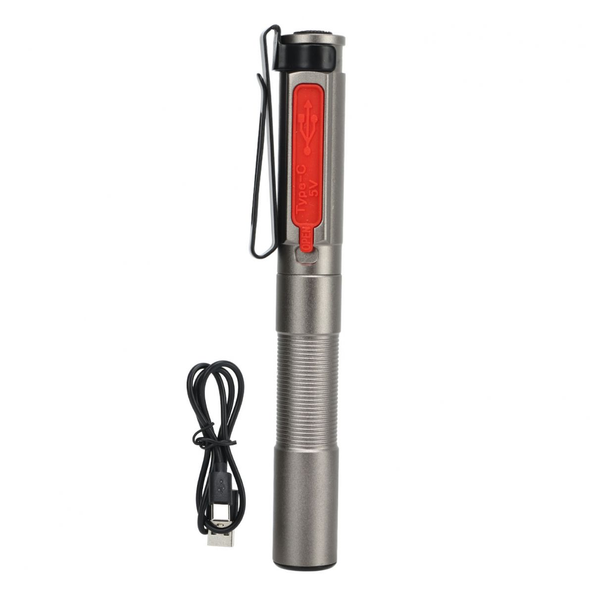 Wasserdichte Led-taschenlampe Mit Typ-c-ladeanschluss, Tragbar, Mini-taschenlampe Für Inspektionen In Engen Räumen, Medizinische Anwendungen