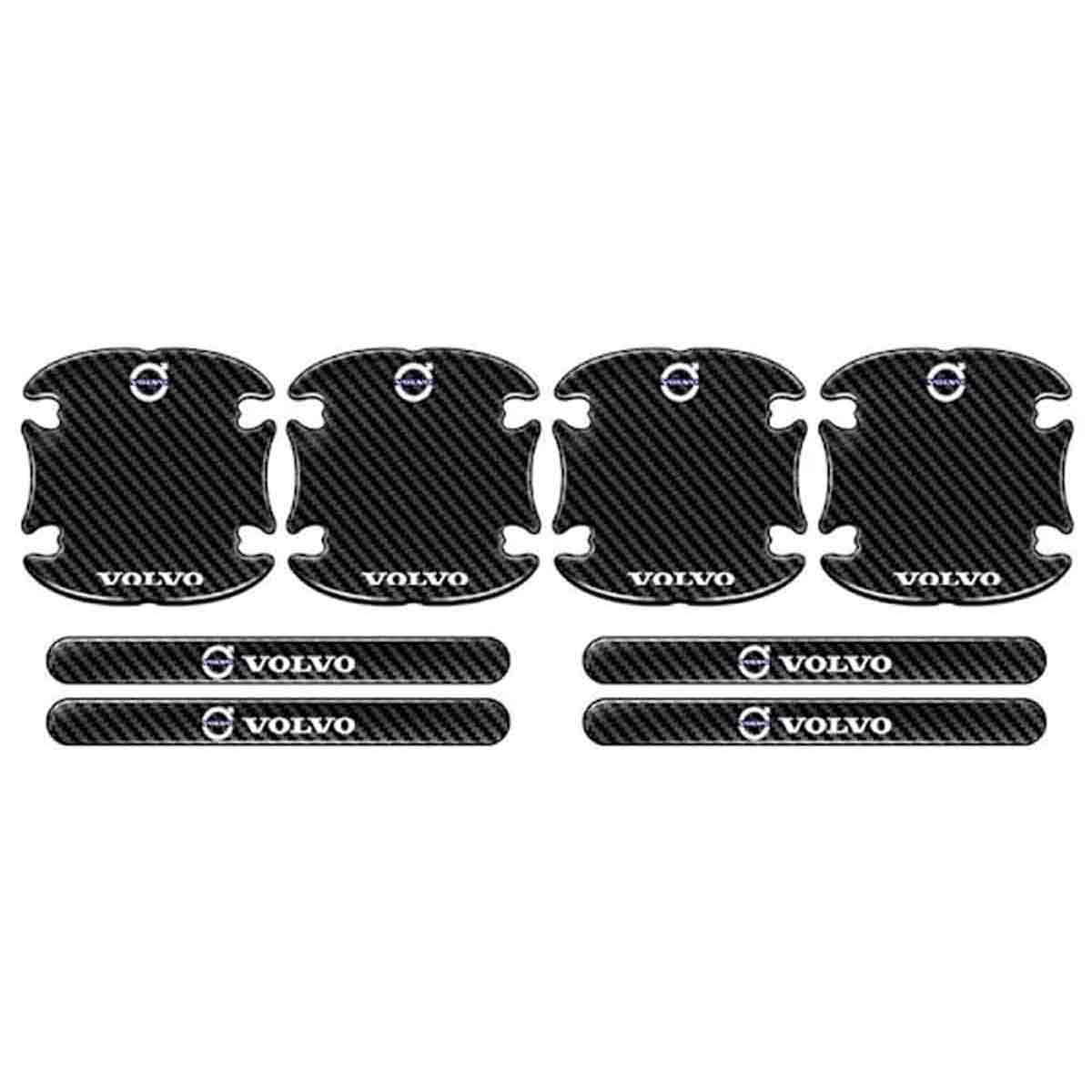 8er-pack Türgriffschoner Für Volvo Xc60 Xc90 Xc40 S90 S60 V60 V40 - Kratzschutz Für Autogriffe (2 Stück)