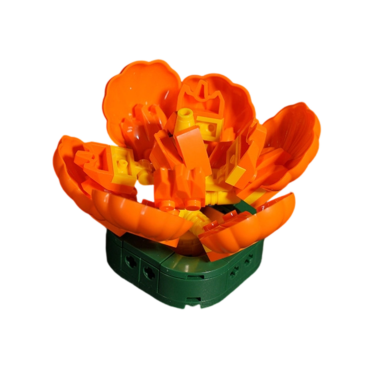 Sukkulenten-tablett Aus Bausteinen, Topfpflanzen, Geschenkstrauß Für Mädchen, Arrangierte Blumen, Künstliche Blumen