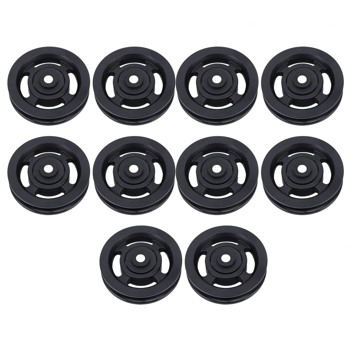 10 Stück 90 Mm Universal-lagerrollen Für Kabelzugmaschinen, Fitnessgeräte Und Garagentore