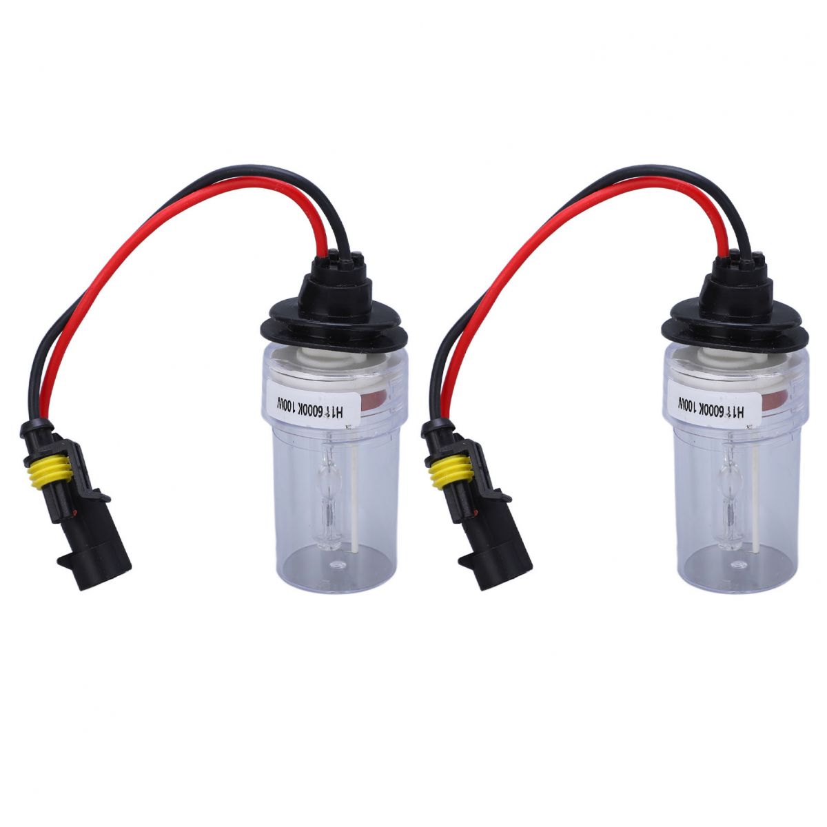 2 Stück H11 Autoscheinwerferlampe 6000k 100w Kunststoffglas Helle Scheinwerfer-ersatzlampe Für Auto